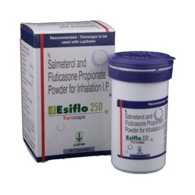Esiflo 250 Transcaps for asthma and COPD treatment