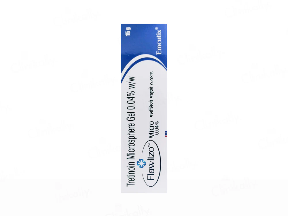 Flawlizo Micro 0.04% Gel 15g tube – Acne & Anti-Aging Treatment