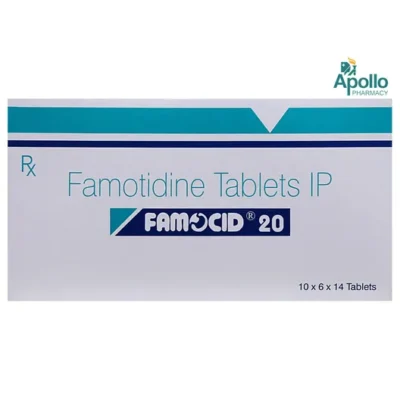 Famocid 20 Tablet – Famotidine 20mg for Acidity & Heartburn Relief