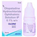 Olopat BAK Free Eye Drop bottle for allergic conjunctivitis relief – reduces red, itchy, watery eyes