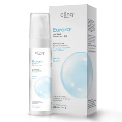Eurora Lightest Sunscreen Gel SPF 50 PA++++ for All Skin Types